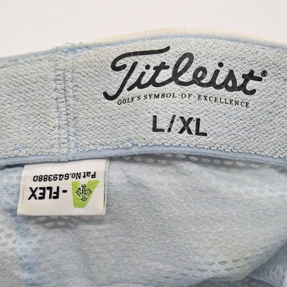 Titleist Golf Hat Cap Fitted White Pro V1 Golf USA American Flag Patriotic L/XL